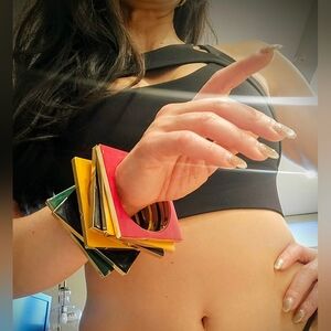 Colorful Vintage Geometric Bangles